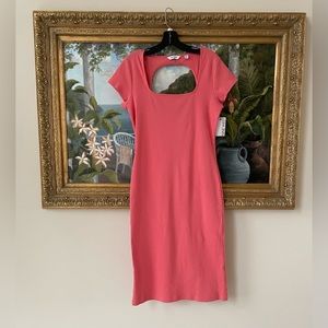 Nine West midi pink cotton dress.